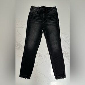 Buckle Black # 35 slim fit high rise Ankle Skinny Women's Jeans size 28 x 27